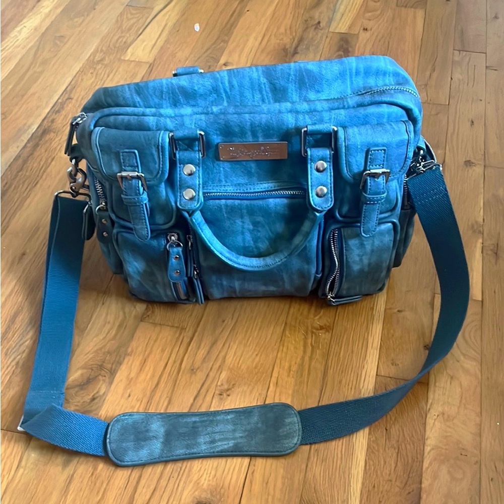 Blue Camera Bag
